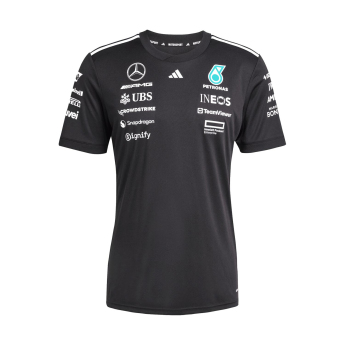 Mercedes AMG Petronas tricou de dama official Teamline Replica black F1 Team 2025