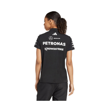 Mercedes AMG Petronas tricou polo de damă official Teamline Replica black F1 Team 2025