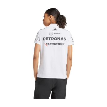 Mercedes AMG Petronas tricou polo de damă official Teamline Replica white F1 Team 2025