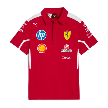Ferrari tricou polo official Teamline Replica F1 Team 2025