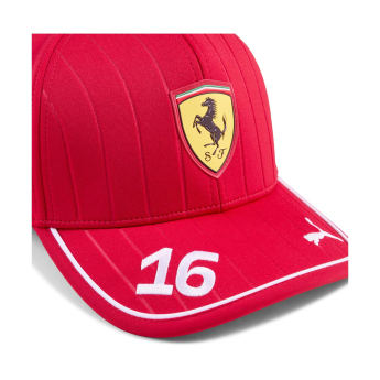 Ferrari șapcă de baseball pentru copii Leclerc official Teamline Replica F1 Team 2025