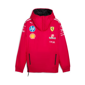 Ferrari geacă de bărbați cu glugă Padded Double Sided F1 Team 2025