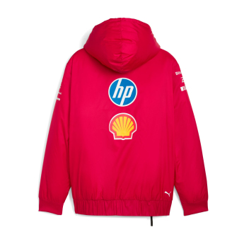 Ferrari geacă de bărbați cu glugă Padded Double Sided F1 Team 2025