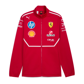 Ferrari geacă de bărbați softshell official Teamline Replica F1 Team 2025