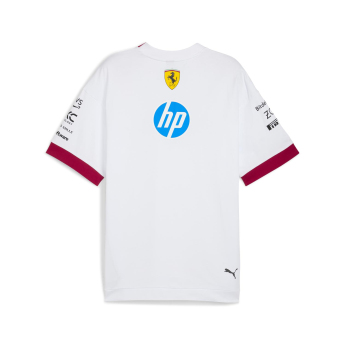 Ferrari tricou de bărbați Drivers Oversized white F1 Team 2025