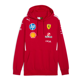 Ferrari hanorac cu glugă pentru copii official Teamline Replica F1 Team 2025