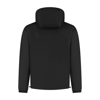 Ferrari geacă de bărbați cu glugă Rain black F1 Team 2025