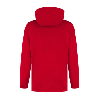 Ferrari hanorac de bărbați cu glugă 1/4 Zip red F1 Team 2025