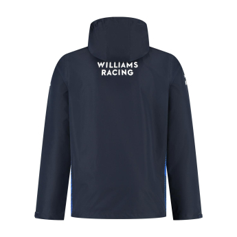 Williams Martini Racing geacă de bărbați cu glugă Rain official Teamline Replica blue F1 Team 2025