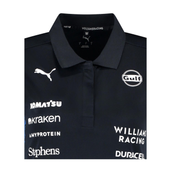 Williams Martini Racing tricou polo de damă official Teamline Replica black F1 Team 2025