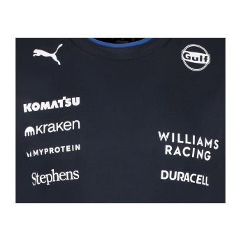 Williams Martini Racing tricou de bărbați official Teamline Replica F1 Team 2025