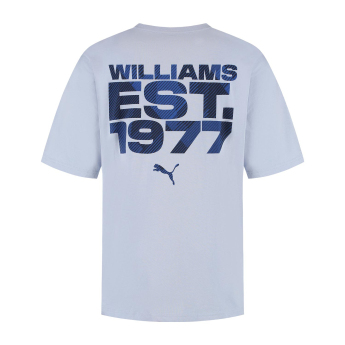 Williams Martini Racing tricou de bărbați Oversized blue F1 Team 2025