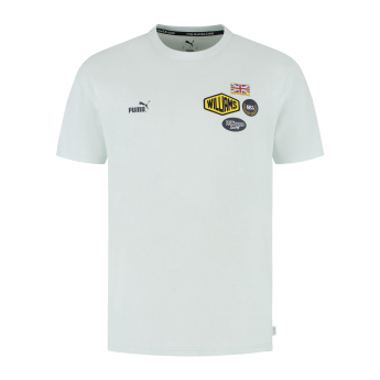 Williams Martini Racing tricou de bărbați Patches white F1 Team 2025