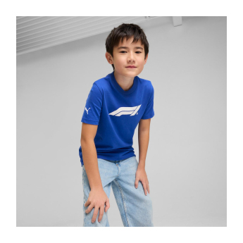 Formula 1 tricou de copii Logo blue F1 Team 2025