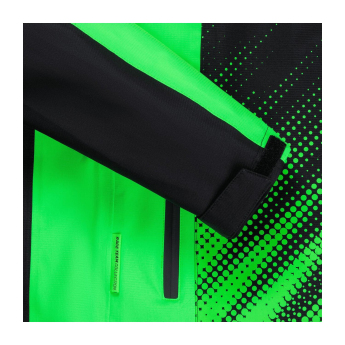 Stake Kick Sauber geacă de bărbați cu glugă Rain official Teamline Replica F1 Team 2025