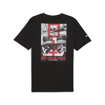 Formula 1 tricou de bărbați Japan GP black F1 Team 2025