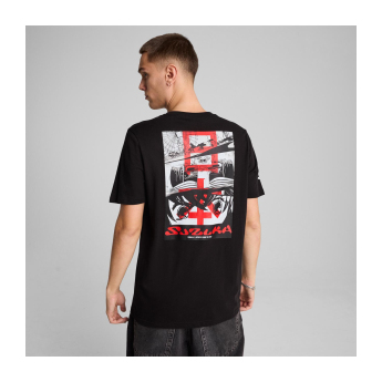 Formula 1 tricou de bărbați Japan GP black F1 Team 2025