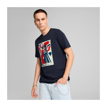 Formula 1 tricou de bărbați Silverstone GP blue 2025