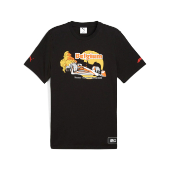 Formula 1 tricou de bărbați Belgium GP black 2025