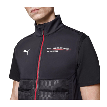 Porsche Motorsport vestă de bărbați official Teamline Replica black 2025