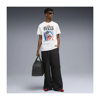Formula 1 tricou de bărbați Austin GP white 2025