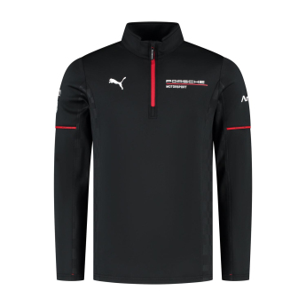 Porsche Motorsport hanorac de bărbați 1/4 Zip Mid-layer black Team 2026