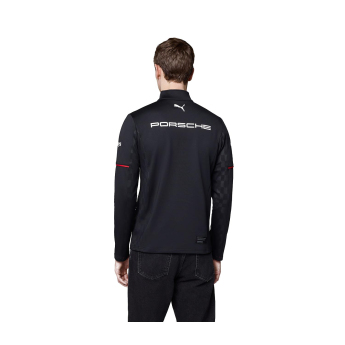 Porsche Motorsport hanorac de bărbați 1/4 Zip Mid-layer black Team 2026