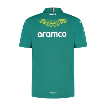 Aston Martin tricou polo official Teamline Replica green F1 Team 2025