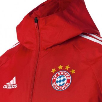 Bayern München geacă de bărbați cu glugă RN red