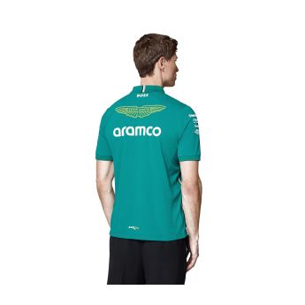 Aston Martin tricou polo official Teamline Replica green F1 Team 2025