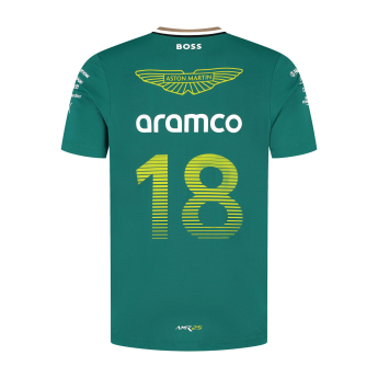 Aston Martin tricou de bărbați Stroll green F1 Team 2025