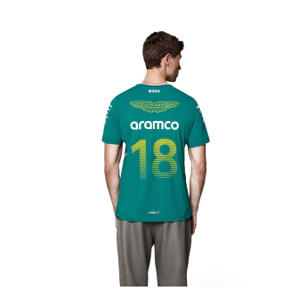 Aston Martin tricou de bărbați Stroll green F1 Team 2025
