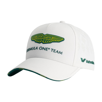 Aston Martin șapcă de baseball official Teamline Replica white F1 Team 2025