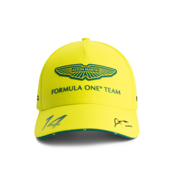 Aston Martin șapcă de baseball Alonso official Teamline Replica yellow F1 Team 2025
