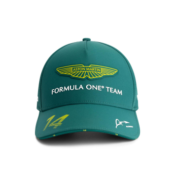 Aston Martin șapcă de baseball pentru copii Alonso official Teamline Replica green F1 Team 2025