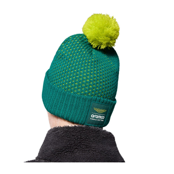 Aston Martin căciulă de iarnă official Teamline Replica green F1 Team 2025