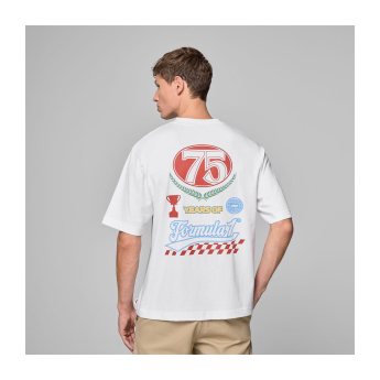 Formula 1 tricou de bărbați Legacy Graphic white F1 Team 2025