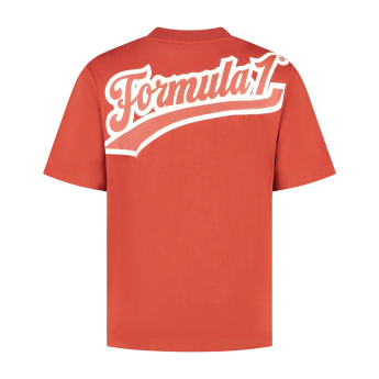 Formula 1 tricou de bărbați Heritage Logo Red F1 Team 2025