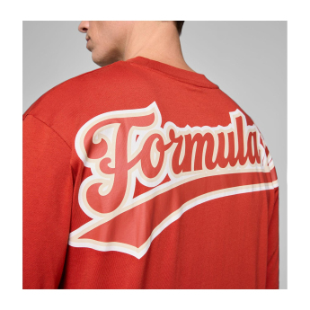 Formula 1 tricou de bărbați Heritage Logo Red F1 Team 2025