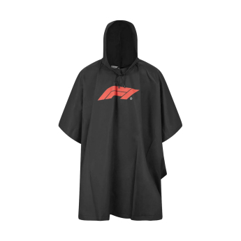 Formula 1 poncho Logo black F1 Team 2025