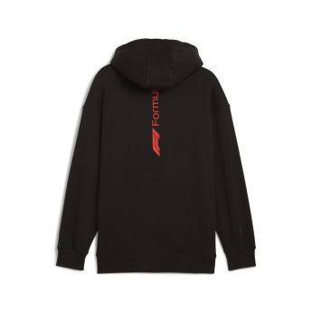 Formula 1 hanorac de bărbați cu glugă Essential Relaxed Logo black F1 Team 2025