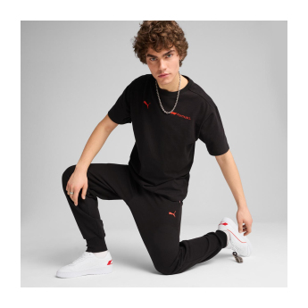 Formula 1 tricou de bărbați Essential Relaxed Logo black F1 Team 2025