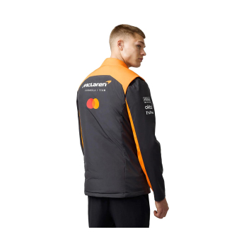 Mclaren Honda vestă de bărbați official Teamline Replica grey F1 Team 2025