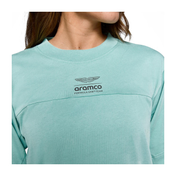 Aston Martin tricou de dama Crop Top green F1 team 2025