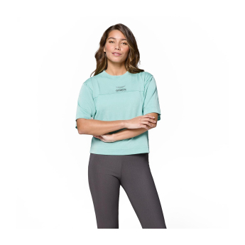 Aston Martin tricou de dama Crop Top green F1 team 2025