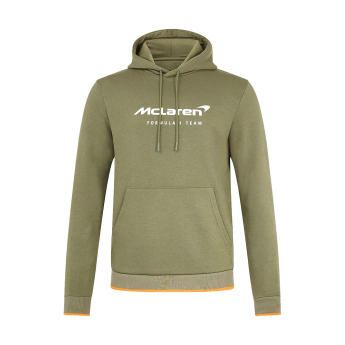 Mclaren Honda hanorac de bărbați cu glugă Essentials green F1 Team 2025