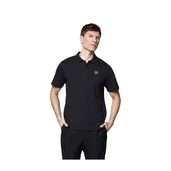 Aston Martin tricou polo Tech Waffle black F1 Team 2025