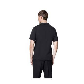 Aston Martin tricou polo Tech Waffle black F1 Team 2025