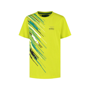 Aston Martin tricou de copii Graphic lime F1 Team 2025