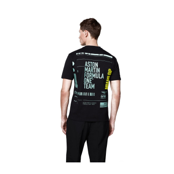 Aston Martin tricou de bărbați GP Miami black F1 Team 2025